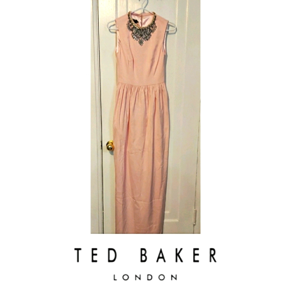 Ted Baker Pink Maxi Dress